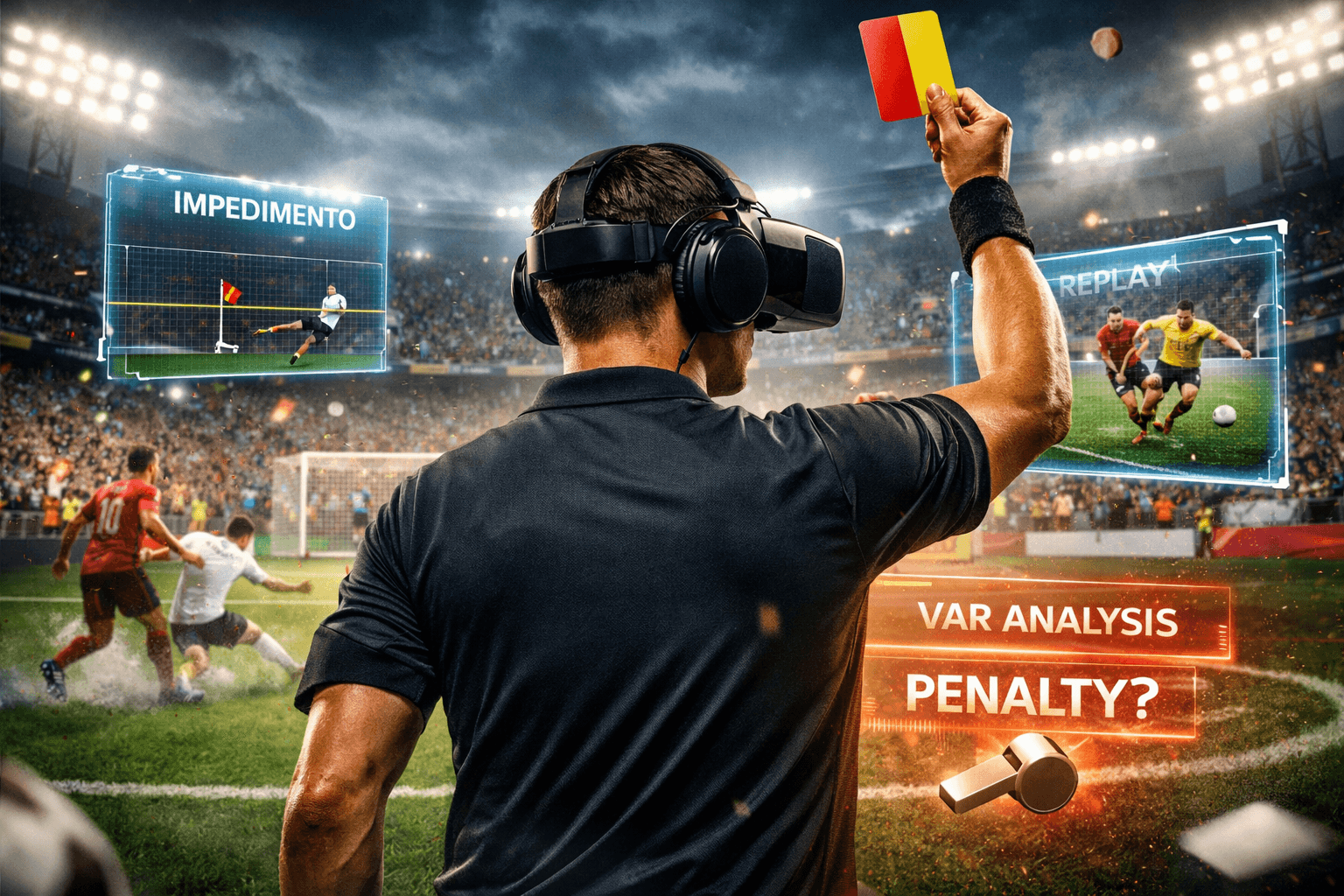 Treinamento de arbitragem em realidade virtual